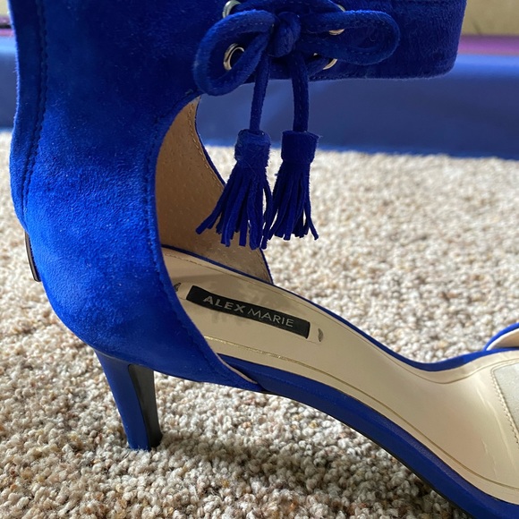 Blue Alex Marie Heels - Picture 2 of 3